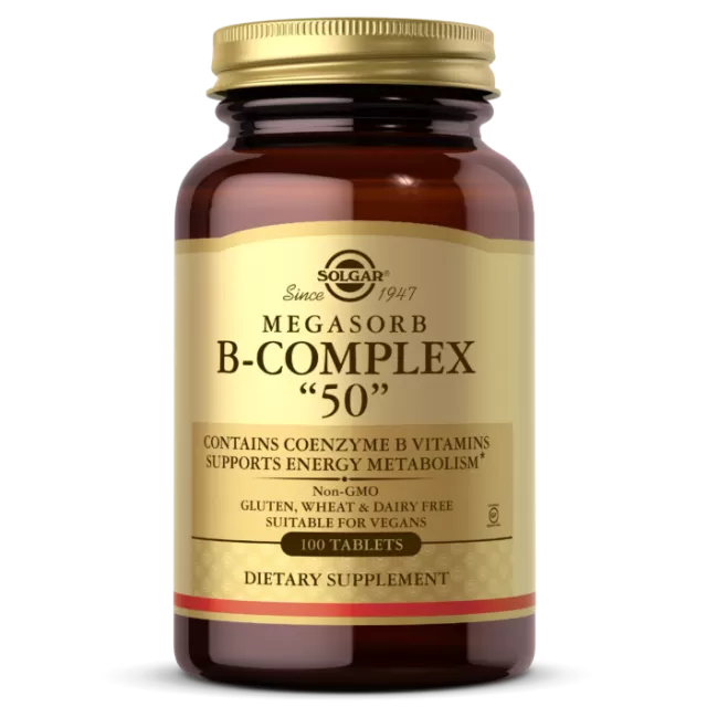 SOLGAR VITAMIN B COMPLEX 50 TABLETE A100