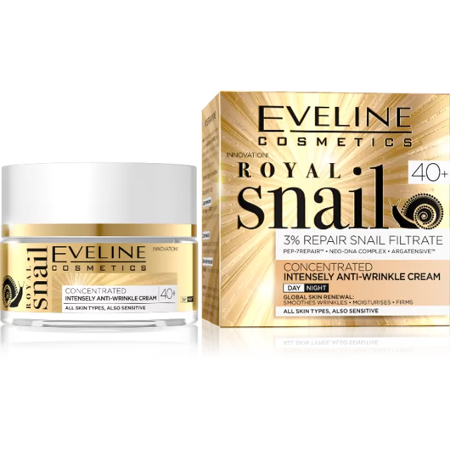EVELINE ROYAL SNAIL KONCENTROVANA KREMA PROTIV BORA 40+ 50ML