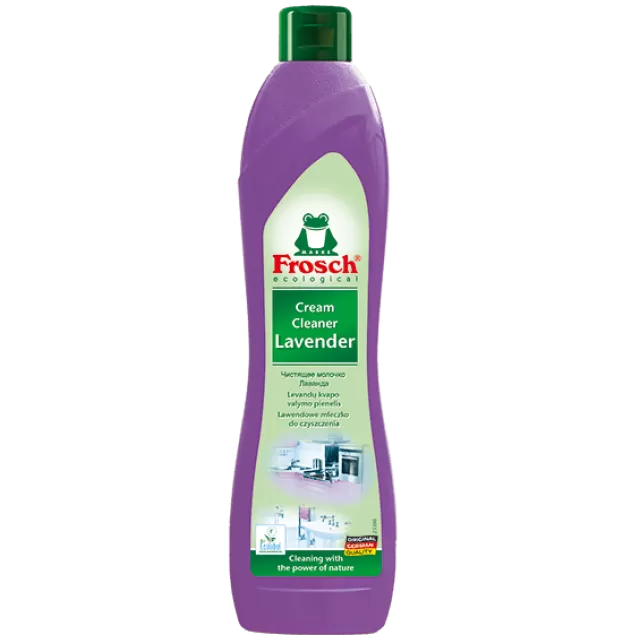 FROSCH ABRAZIVNO SREDSTVO ZA ČIŠĆENJE KUPATILA I KUHINJE LAVANDA 500ML