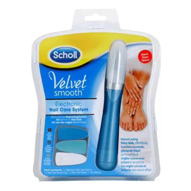 SCHOLL VELVET SMOOTH ELEKTRIČNI SET ZA NEGU NOKTIJU