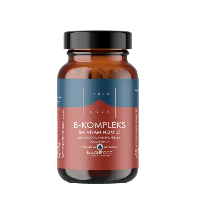 TERRANOVA B KOMPLEKS SA VITAMINOM C KAPSULE A50