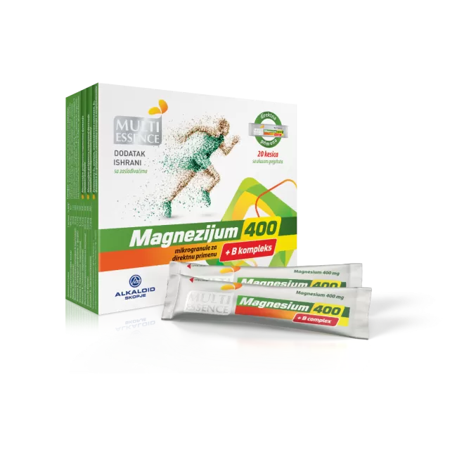 MAGNEZIJUM 400+B KOMPLEX 20 KESICA