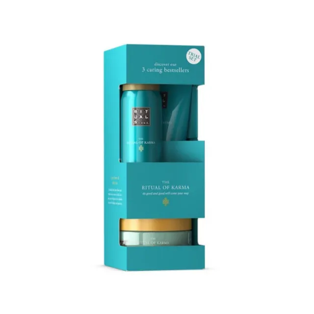 RITUALS KARMA SET (krema za telo 70ml + penušavi gel 50ml + piling za telo 125g)