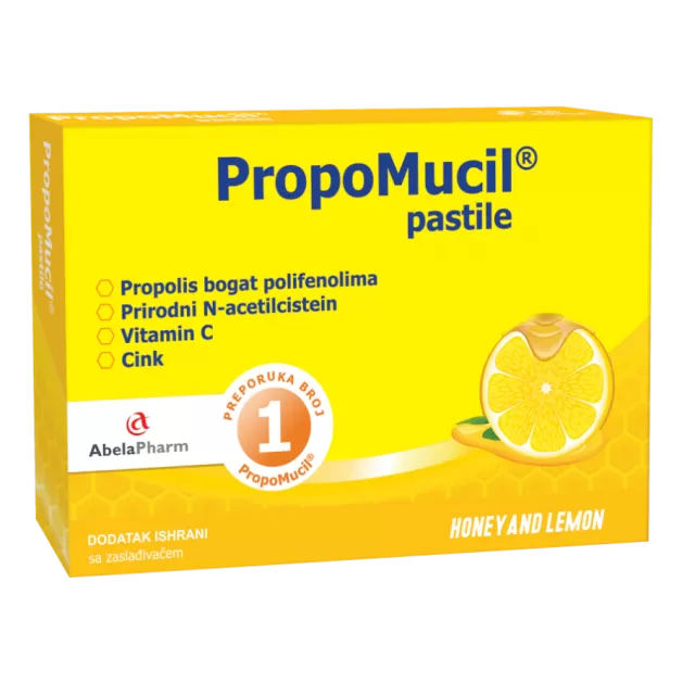 PROPOMUCIL MED I LIMUN, 24 PASTILE