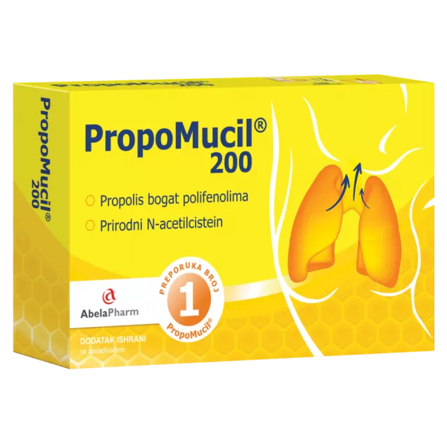 PROPOMUCIL 200, 10 KESICA