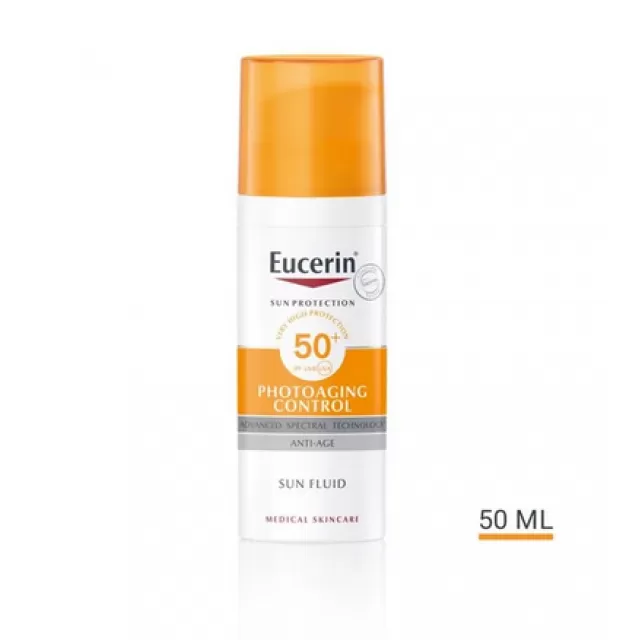 EUCERIN SUN ANTI-AGE FLUID ZA ZAŠTITU OD SUNCA SPF50+ 50 ML