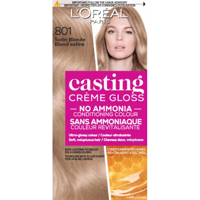 L'OREAL CASTING BOJA ZA KOSU 801 SATIN BLONDE