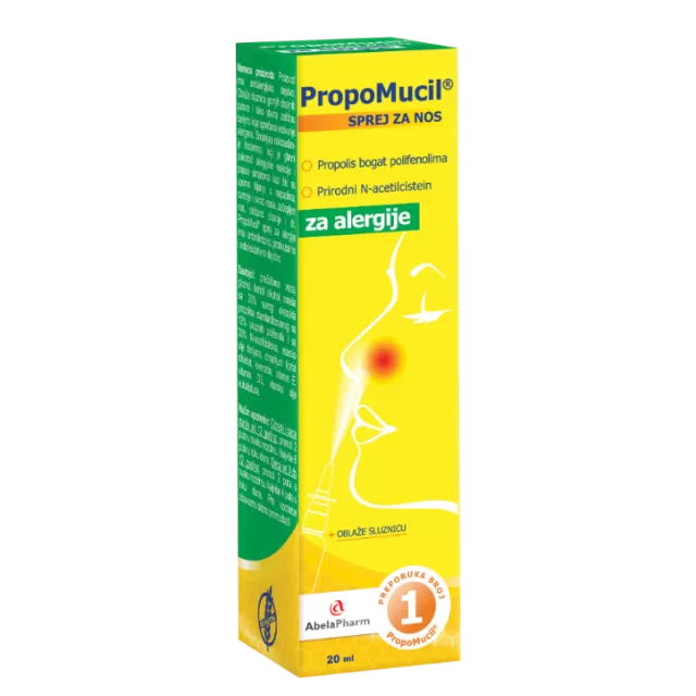 PROPOMUCIL SPREJ ZA NOS ZA ALERGIJU 20ML