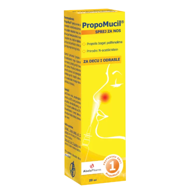 PROPOMUCIL SPREJ ZA NOS 20ML