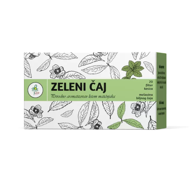 ČAJ ZELENI FILTER KESICE A20 JP