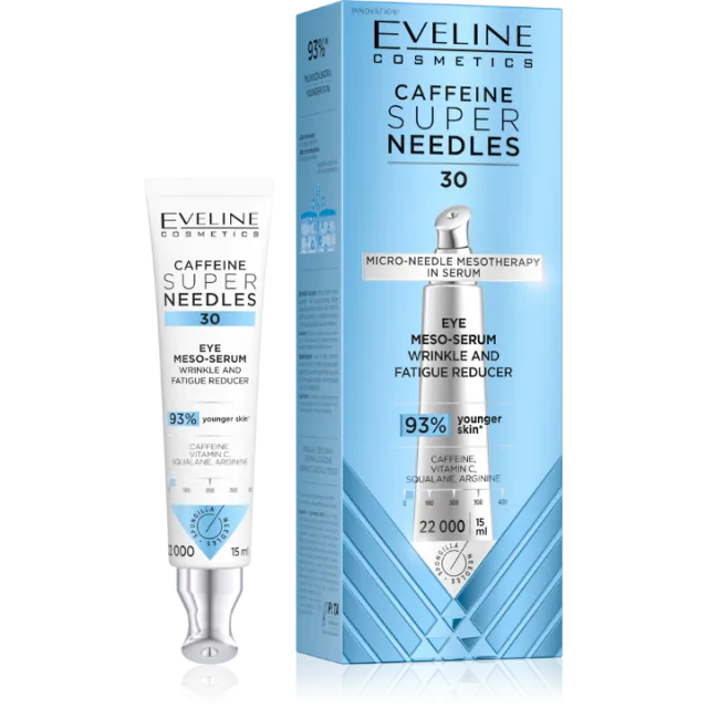 EVELINE CAFFEINE SUPER NEEDLES 30 OKOLOOČNI SERUM 15ML