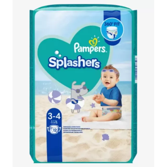 PAMPERS SPLASHERS PELENE ZA KUPANJE 3 MIDI A12  6-11KG