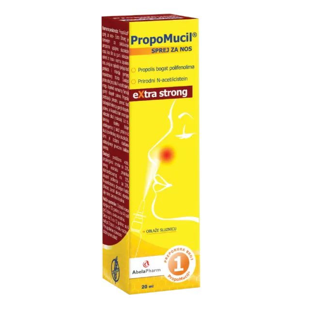 PROPOMUCIL SPREJ ZA NOS EXTRA STRONG 20ML