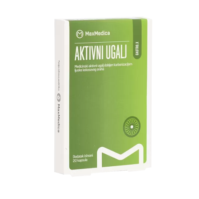 MAXMEDICA AKTIVNI UGALJ KAPSULE  A20