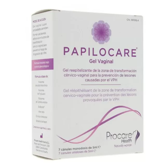 PAPILOCARE VAGINALNI GEL 7X5ML