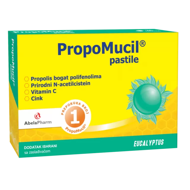 PROPOMUCIL EUKALIPTUS, 24 PASTILE