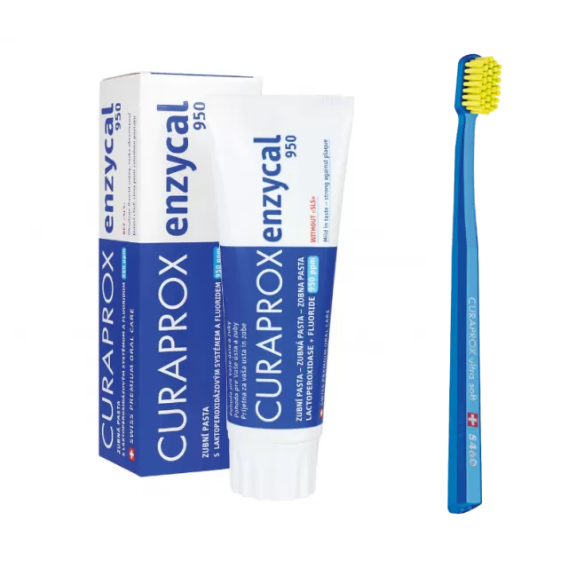 CURAPROX PROMO ENZYCAL PASTA 950 75ML+ČETKICA 5460
