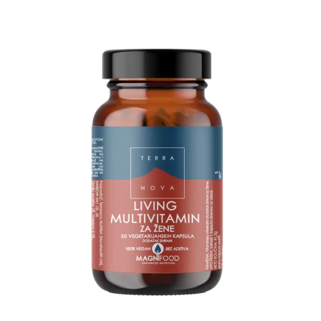 TERRANOVA LIVING MULTIVITAMIN ZA ŽENE KAPSULE A50