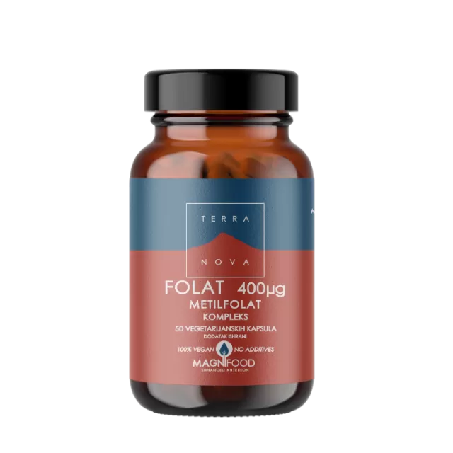 TERRANOVA FOLAT 400MCG KAPSULE A50