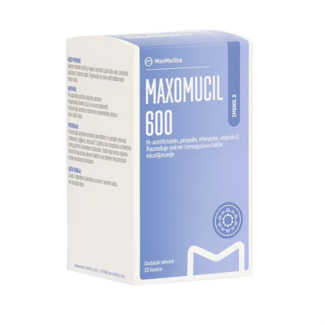 MAXMEDICA MAXOMUCIL 600 KESICE A10