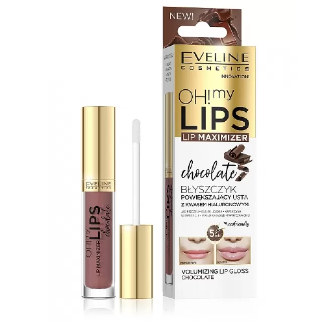 EVELINE OH MY LIPS LIQUID MAXIMIZER CHOCOLATE 4,5ML