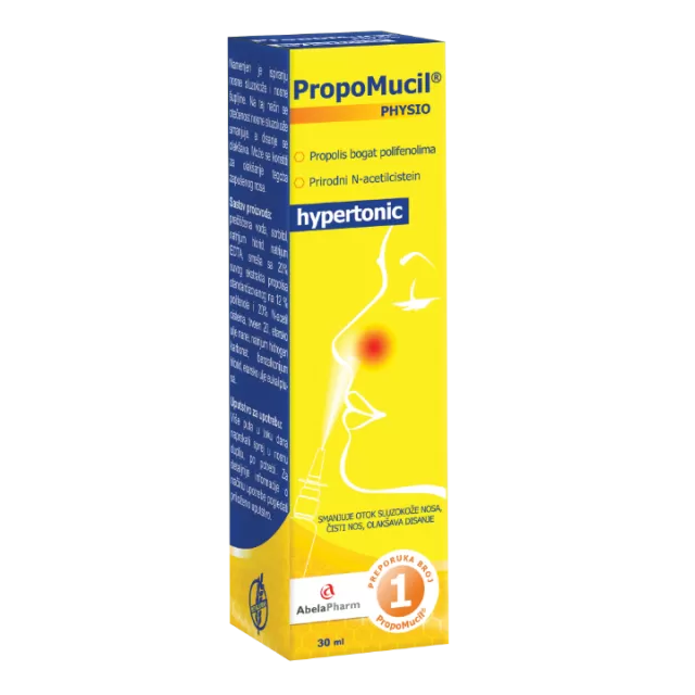 PROPOMUCIL PHYSIO HYPERTONIC SPREJ 30ML