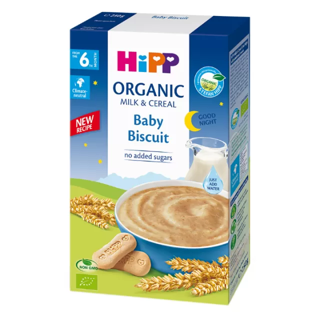 HIPP ORGANIC INSTANT MLEČNA KAŠICA ZA LAKU NOĆ - DEČJI KEKS 250G
