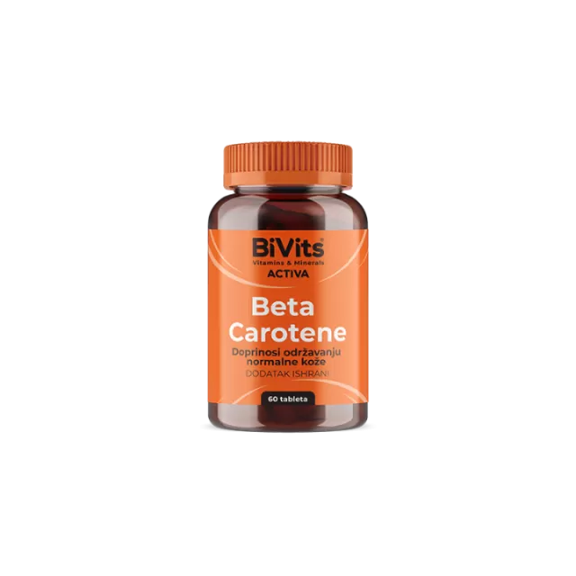 BIVITS ACTIVA BETA-CAROTENE, 60 TABLETA