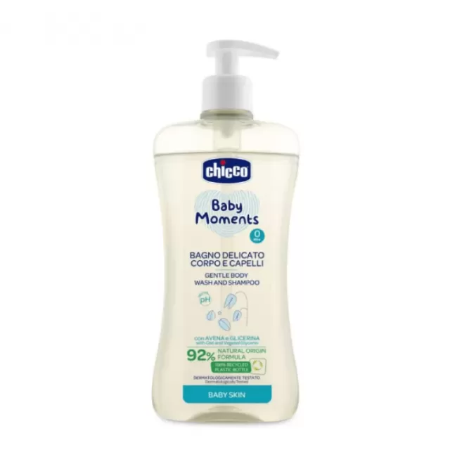 CHICCO BABY MOMENTS 2U1 KUPKA I ŠAMPON 500ML