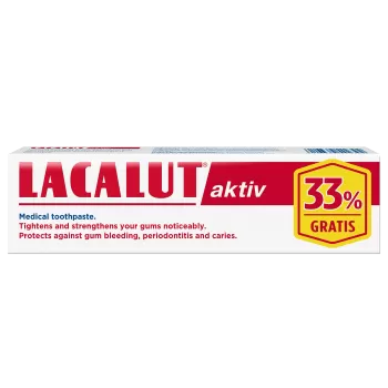 LACALUT ACTIV PASTA ZA ZUBE 100ML+33% GRATIS