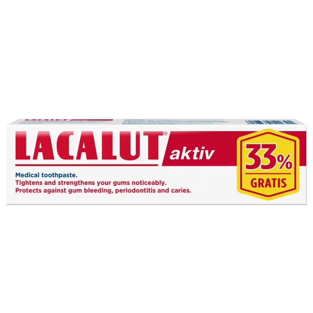LACALUT ACTIV PASTA ZA ZUBE 100ML+33% GRATIS