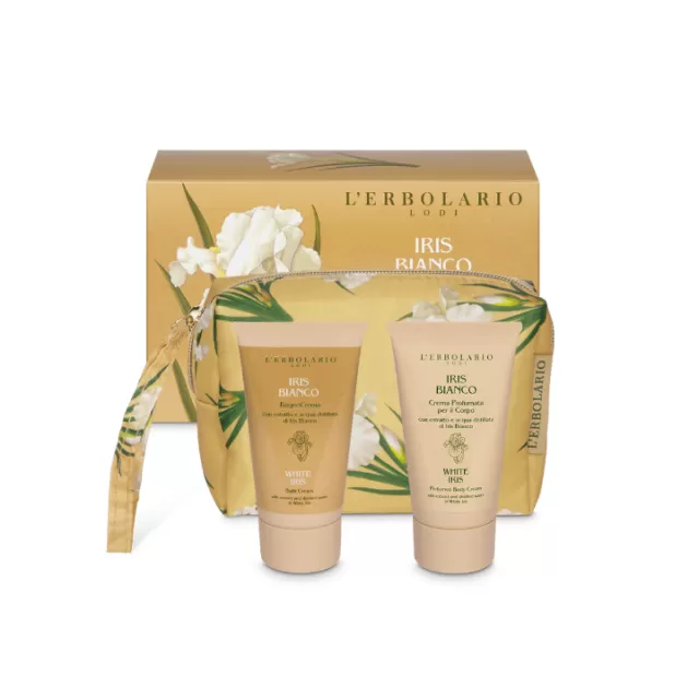 L'ERBOLARIO WHITE IRIS SET BLOSSOM BEAUTY POCHETTE