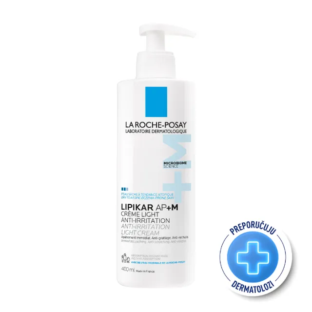 La Roche-Posay Lipikar Baume Light AP+M Lagani balzam protiv iritacije i svraba 400ml
