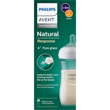 AVENT BOCA NATURAL RESPONSE 240ML STAKLENA