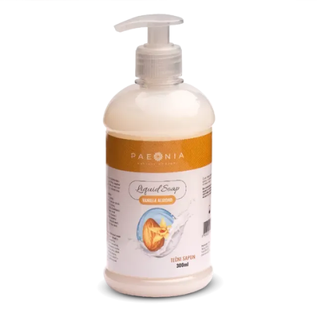 PAEONIA TEČNI SAPUN ZA RUKE VANILA-BADEM 300ML