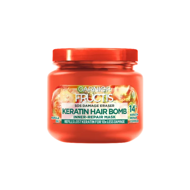 Garnier Fructis SOS Damage Eraser Keratin Hair Bomb Maska Za Kosu 320ML