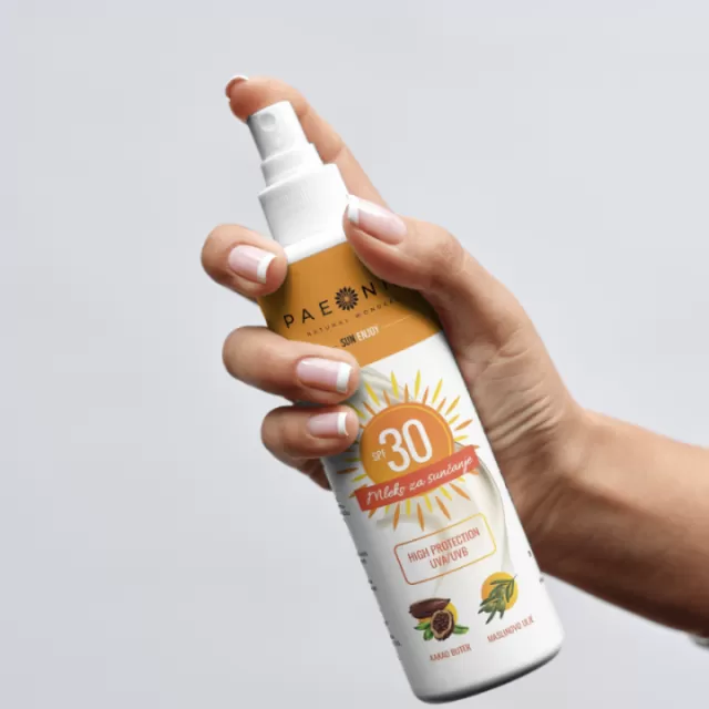 MLEKO ZA SUNČANJE SPF30 200ML PAEONIA