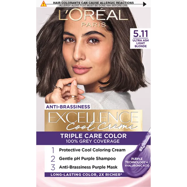 L'OREAL TRAJNA BOJA ZA KOSU EXCELLENCE 5.11 Ultra Ash Light Brown