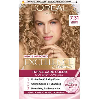L'OREAL TRAJNA BOJA ZA KOSU EXCELLENCE 7.31 Dark Caramel Blonde