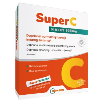 SUPER C DIREKT 500MG NATRIJUM-ASKORBAT KESICE A20