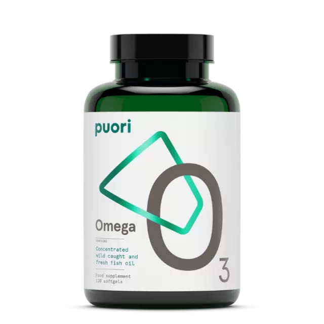 PUORI O3 - VISOKO KONCENTROVANO ULTRA ČISTO OMEGA 3 RIBLJE ULJE - 120 KAPSULA