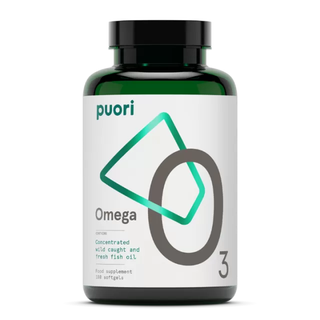 PUORI O3 - VISOKO KONCENTROVANO ULTRA ČISTO OMEGA 3 RIBLJE ULJE - 180 KAPSULA