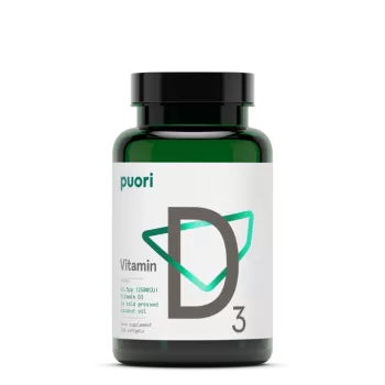 PUORI D3 - PRIRODNI ORGANSKI VITAMIN D3 (2500 I.J.) - 120 MEKIH KAPSULA