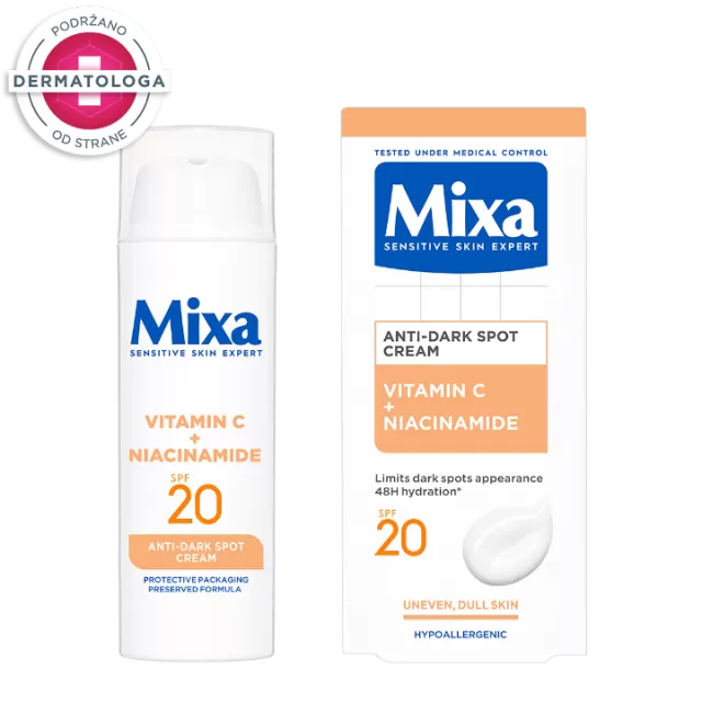 MIXA FLUID PROTIV TAMNIH FLEKA SPF20 50ML