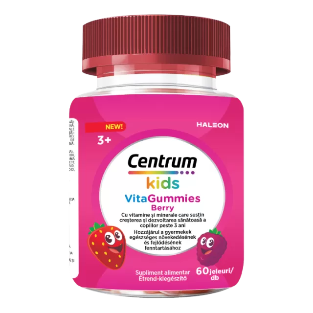 CENTRUM KIDS VITAGUMMIES BERRY GUMENE BOMBONE A60