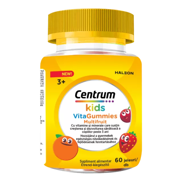 CENTRUM KIDS VITAGUMMIES MULTIFRUIT GUMENE BOMBONE A60