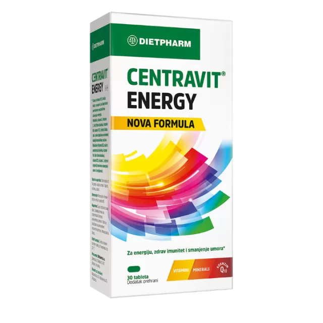 DIETPHARM CENTRAVIT ENERGY TABLETE A30