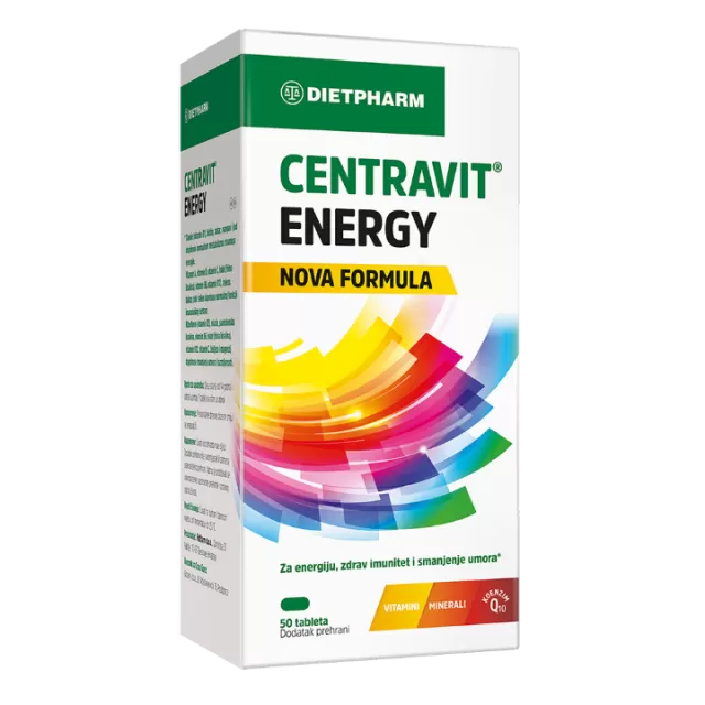 DIETPHARM CENTRAVIT ENERGY TABLETE A50