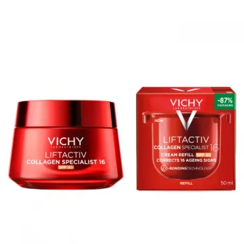 Vichy Liftactiv Collagen Specialist 16 krema SPF50, 50ml + REFILL pakovanje s mogućnošću dopune, 50ml