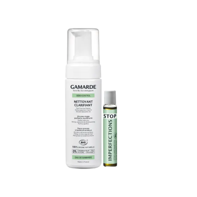 GAMARDE PROMO BALANSIRAJUĆA PENA ZA AKNOZU 160ML + STOP IMPERFECTION LOSION 10ML